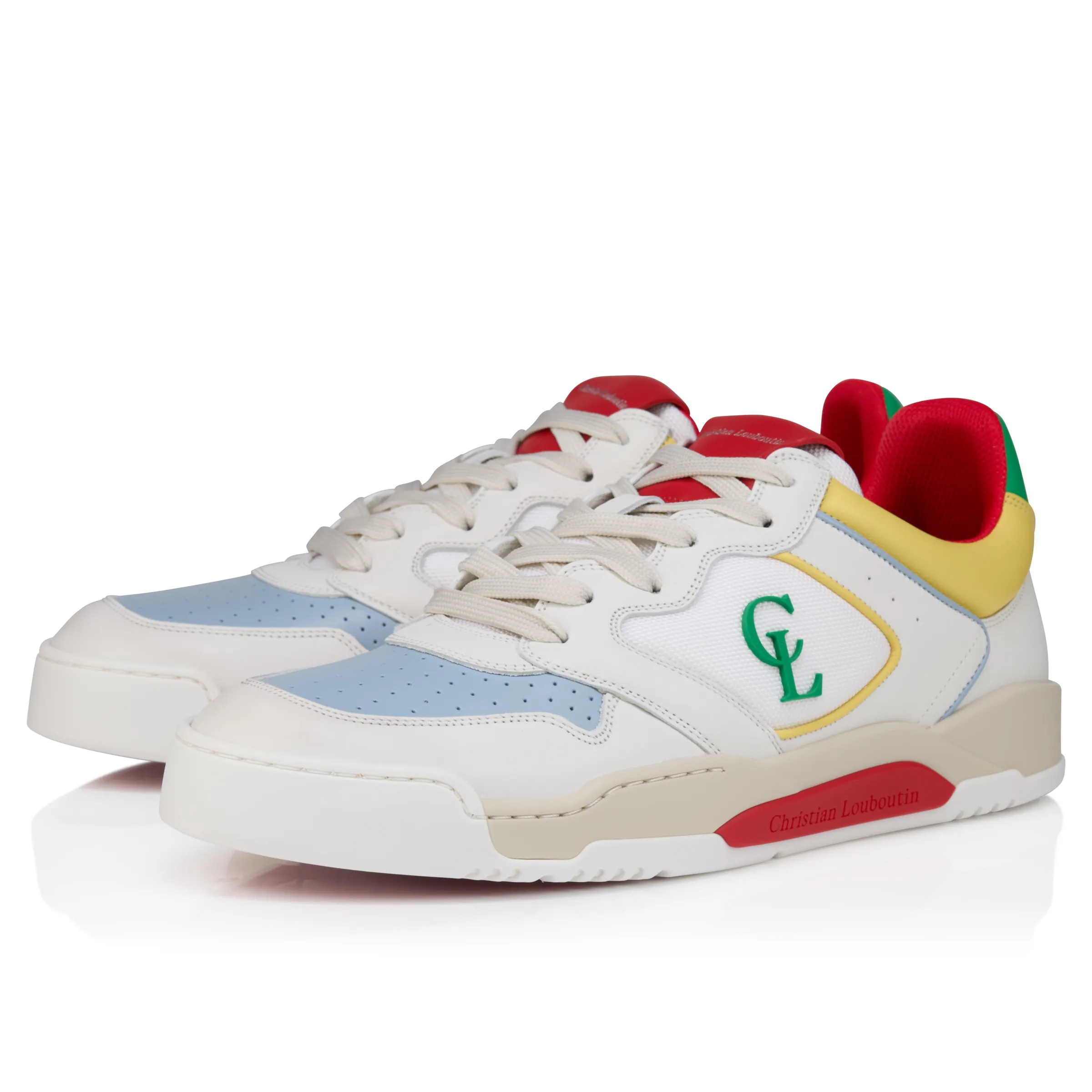 Christian Louboutin Bsktball 1 Retro – Sneakers – Calf leather – White – Men - Men s Shoes - front view